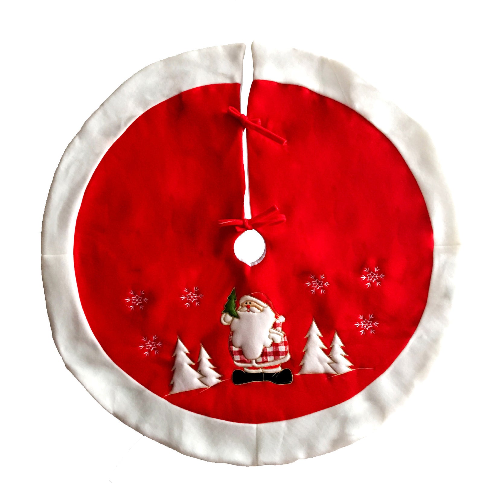 Christmas Decoration Christmas Tree Skirt: A festive Christmas tree skirt adorned with seasonal patterns, perfect for adding a touch of holiday cheer to your tree.