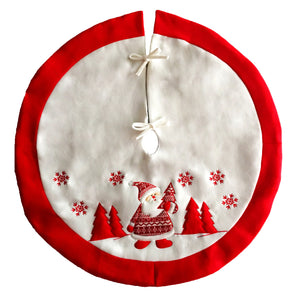Christmas Decoration Christmas Tree Skirt: A festive Christmas tree skirt adorned with seasonal patterns, perfect for adding a touch of holiday cheer to your tree.