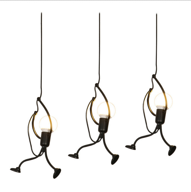 A dramatic indoor chandelier featuring a villainous design, adding a bold and theatrical touch to interior decor.