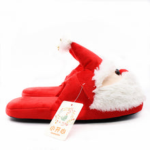 Plushy Santa Claus Cotton Slippers