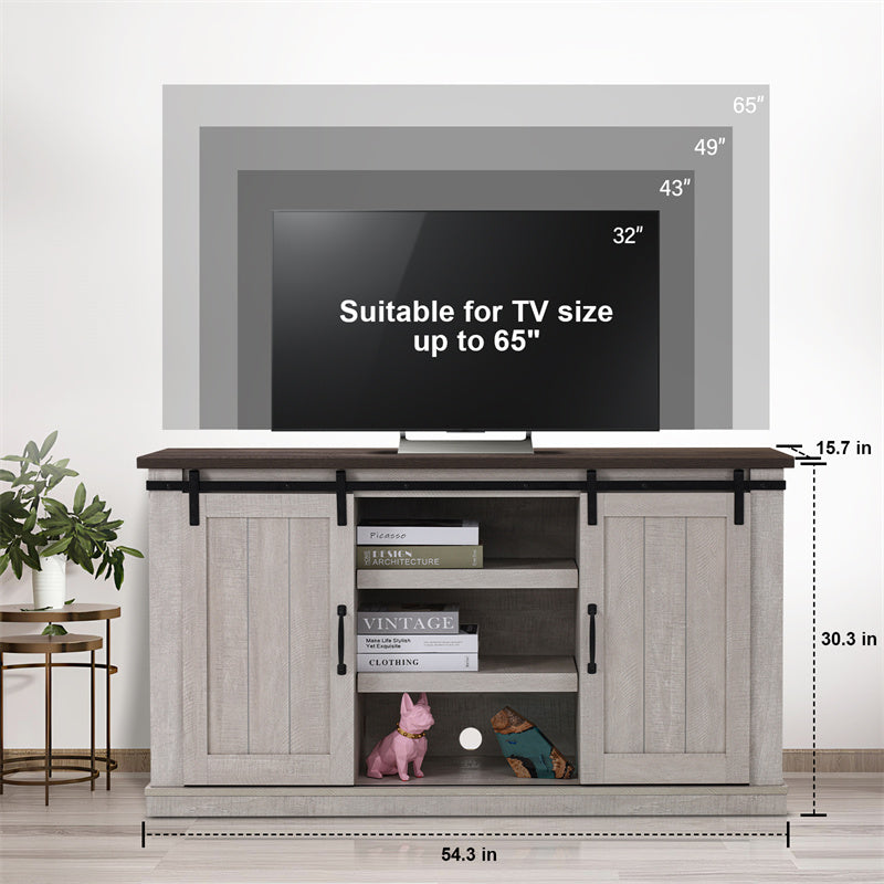 Chic Vintage Khaki Wooden TV Cabinet for Stylish Home Living Rooms