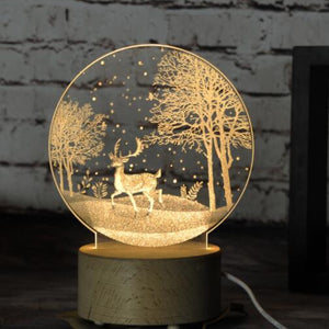 Deer LED Lights Bedroom Decoration