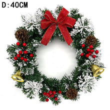 White And Green Christmas Wreath Decoration