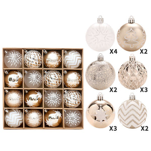 16 Pcs Christmas Ornament Decoration