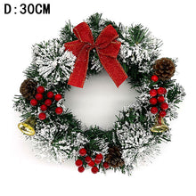 White And Green Christmas Wreath Decoration