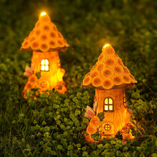 Solar Sunflower Tree House Garden Garden Lamp