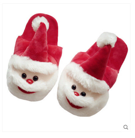 Plushy Santa Claus Cotton Slippers - daisys-choice-homeware