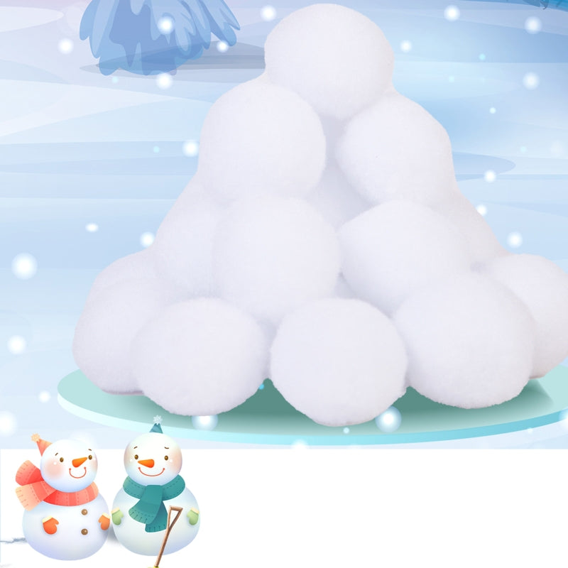 Indoor Snowball Fight Christmas Snowball Ornaments