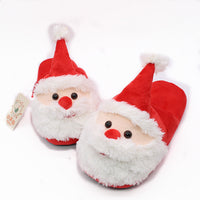 Plushy Santa Claus Cotton Slippers