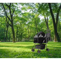 2-in-1 Portable Pet Stroller with Removable Carrier - daisys-choice-homeware