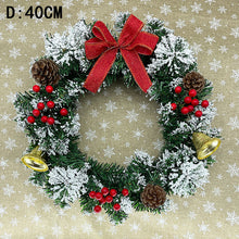 White And Green Christmas Wreath Decoration