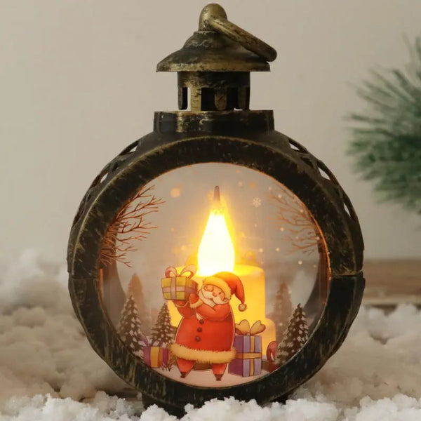 Christmas Decorations Candle Lights Lamp.