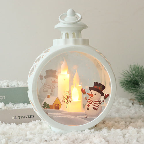Christmas Decorations Candle Lights Lamp.