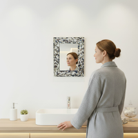 Handmade Mosaic Mirror - Decorative Tesserae Wall Mirror