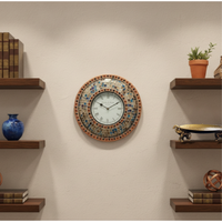 Handmade Mosaic Clock – Decorative Tesserae Wall Clock