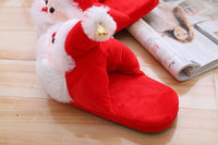 Plushy Santa Claus Cotton Slippers