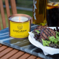 Citronella Candle Chic & Raw England