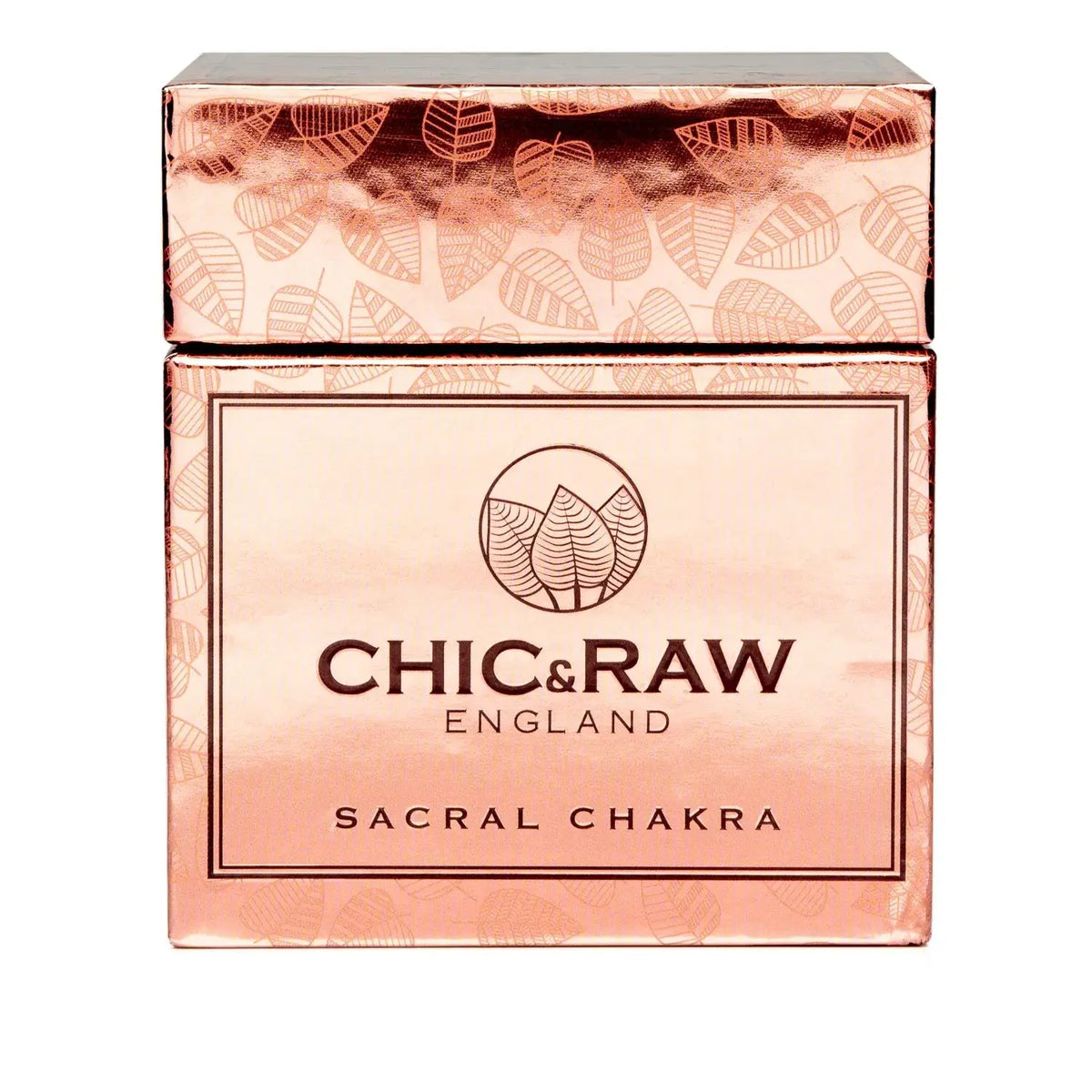 Amethyst Sacral Chakra Luxury Crystal Candle Chic & Raw England