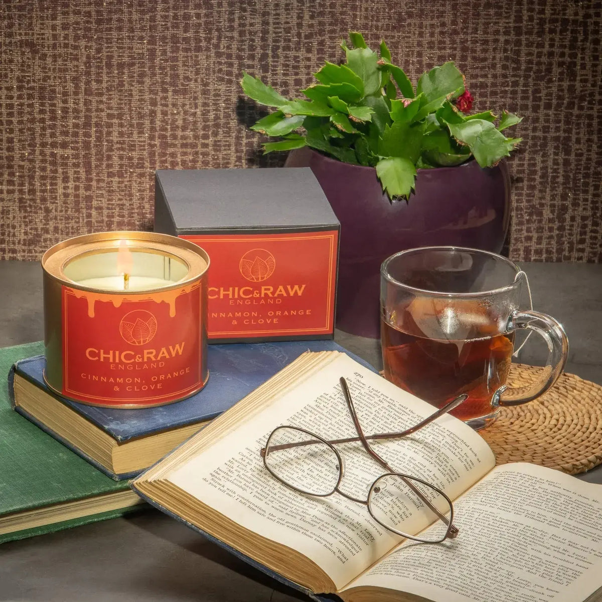 Cinnamon, Orange & Clove Candle Chic & Raw England