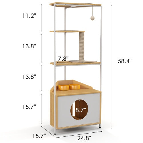 Stylish Corner Cat Apartment - daisys-choice-homeware