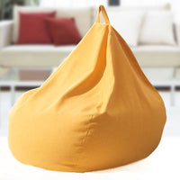 A comfortable and versatile bean bag cover for a lazy sofa, providing a cozy seating option with a relaxed and casual vibe.