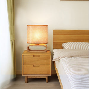 Nordic Japanese bedroom bedside table lamp