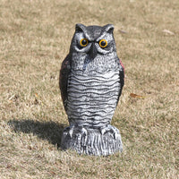 A delightful small owl figurine designed for garden decoration, adding whimsy and charm to outdoor spaces.