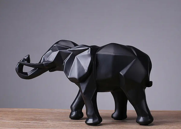Geometric Elephant Sculpture Home Decoration Crafts.