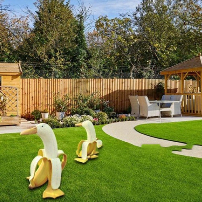 Funny Garden Art Banana Duck Statue - daisys-choice-homeware