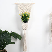 Hanging Boho Flower Net Bag Wall Decoration