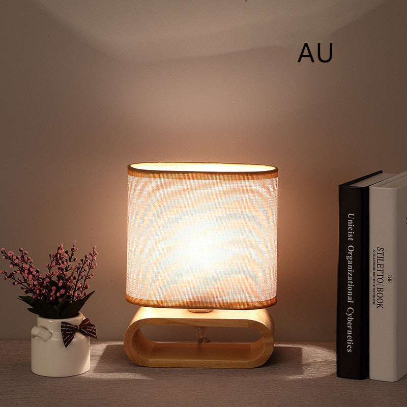 Nordic Japanese bedroom bedside table lamp