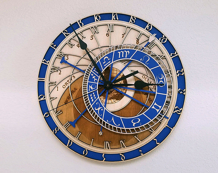 Twelve constellations big wall Astronomical clock