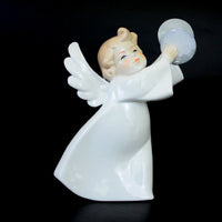 Delicate mini figurines of angels, ideal for adding a heavenly touch to your living room decor.