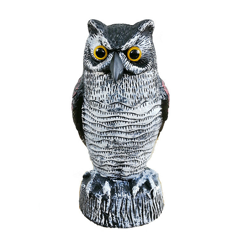 A delightful small owl figurine designed for garden decoration, adding whimsy and charm to outdoor spaces.