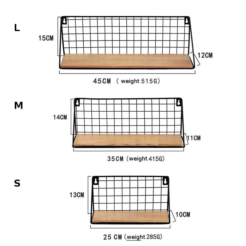 A traditional Japanese-style wrought iron wall hanging basket, ideal for displaying plants or storing items with a touch of elegant simplicity.