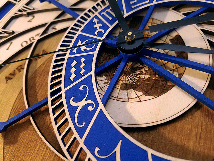 Twelve constellations big wall Astronomical clock