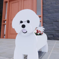 European And American Garden Garden Art Potted Decoration Dog Flower Pot Planter